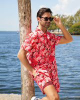 Pink Flamingo - Tailored Shirt - Capelle Miami