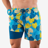 Aqua - Mid-Length Hybrid Short - Capelle Miami