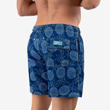 Blue Pineapple - Mid-Length Hybrid Short - Capelle Miami