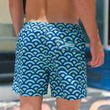 Capelle Clouds - Mid-Length Hybrid Short - Capelle Miami