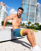 Capelle Clouds - Mid-Length Hybrid Short - Capelle Miami