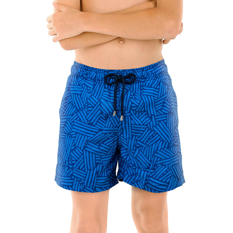 Collins Boys - Blue Lake Hybrid Short - Capelle Miami