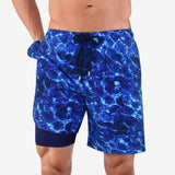 Aquarius - Long-Length Hybrid Short - Capelle Miami