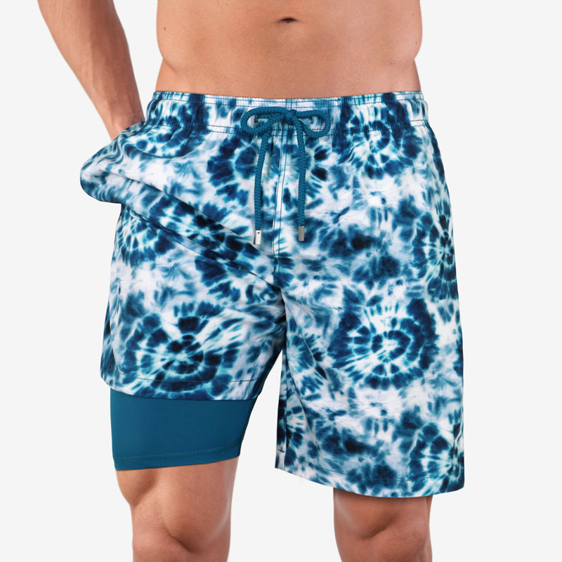 Blue Trip - Long-Length Hybrid Short - Capelle Miami