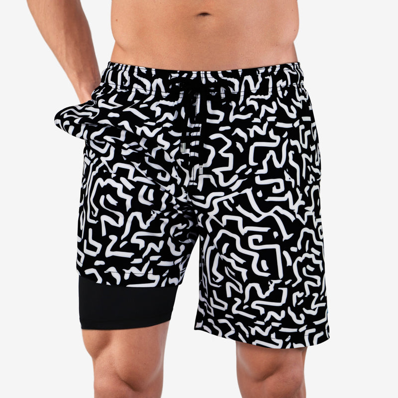 Wynwood Walls - Long-Length Hybrid Short - Capelle Miami