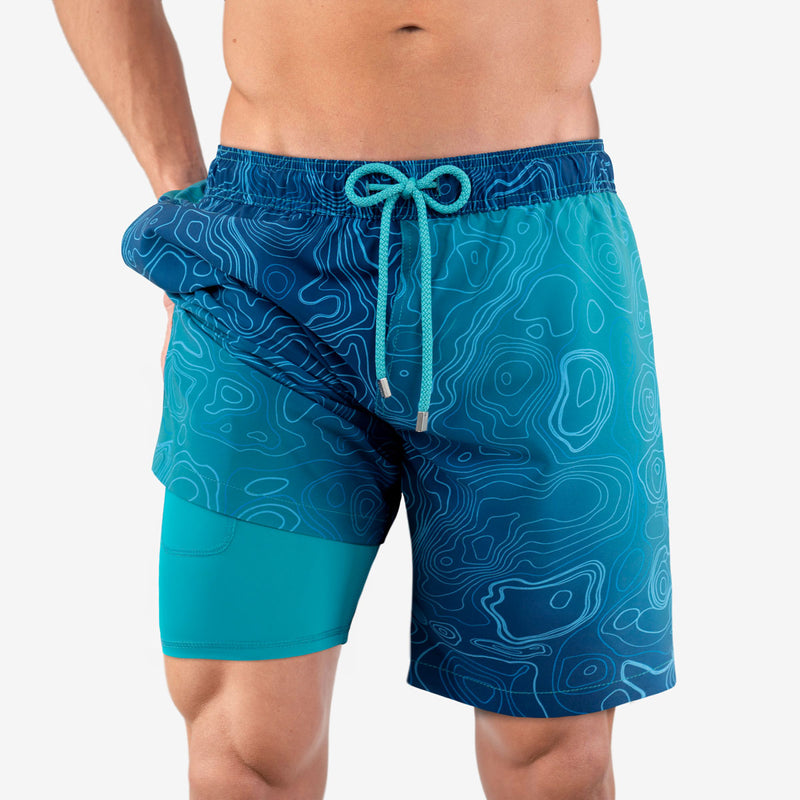 Ocean Depths - Long-Length Hybrid Short - Capelle Miami