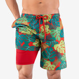 Tropical Crush - L Length Hybrid Short - Capelle Miami