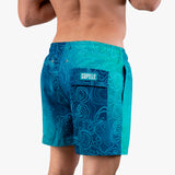 Ocean Depths - Mid-Length Hybrid Short - Capelle Miami