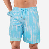 Blue Hamptons - Long-Length Hybrid Short - Capelle Miami