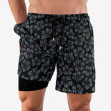 Stargazer - Mid-Length Hybrid Short - Capelle Miami