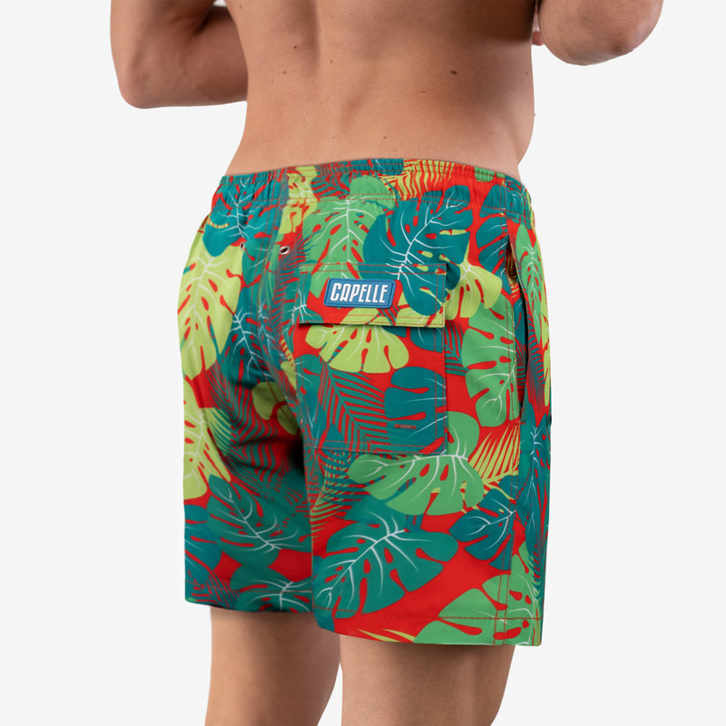 Tropical Crush - Mid-Length Hybrid Short - Capelle Miami