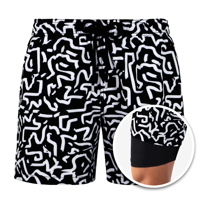 Wynwood Walls - Mid-Length Hybrid Short - Capelle Miami