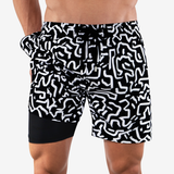 Wynwood Walls - Mid-Length Hybrid Short - Capelle Miami